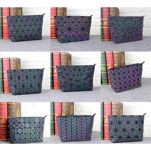 Geometric handbag Luminous women bag Holographich Purses Flash Reflactive purse and handbag Tote for Women