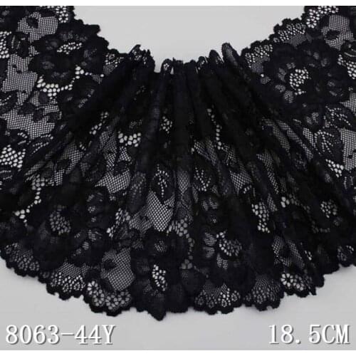 1 Meter/lot White Black Elastic Lace Trim DIY Lace Fabric Garment Sewing Bra Garter UnderwearAccessories