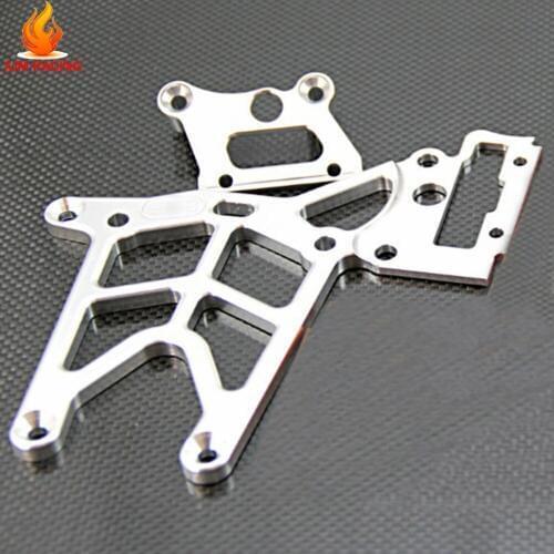 New CNC Metal Front & Rear Upper Plate Thickness 6mm Set for 1/5 GTB Racing Hpi Rofun Rovan Km Baja 5b 5t 5sc Truck Rc Car Parts