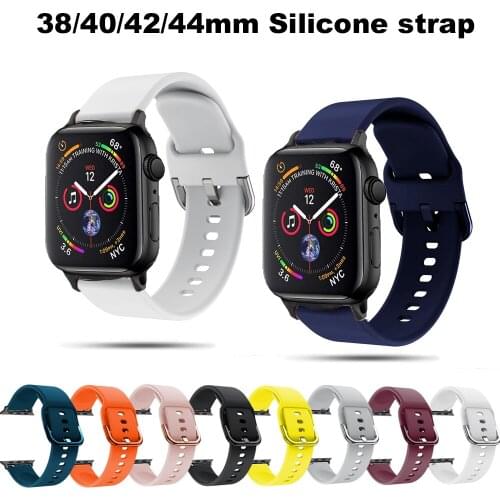 Strap For Apple Watch band 44mm 40mm for iwatch Bracelet series 6 Se 5 4 3 2 1 42mm 38mm correa pulseira watch band accessories