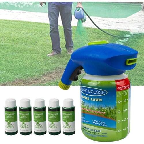 Gardening Seed Sprinkler Lawn Hydro Mousse Household Hydro Seeding System Grass Liquid Spray Device Seed Lawn Care Watering