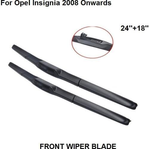 Wiper Blade For Opel Insignia 2008 Onwards 24''+18'' Car Auto Accessories For Auto Rubber Windscreen Wipers