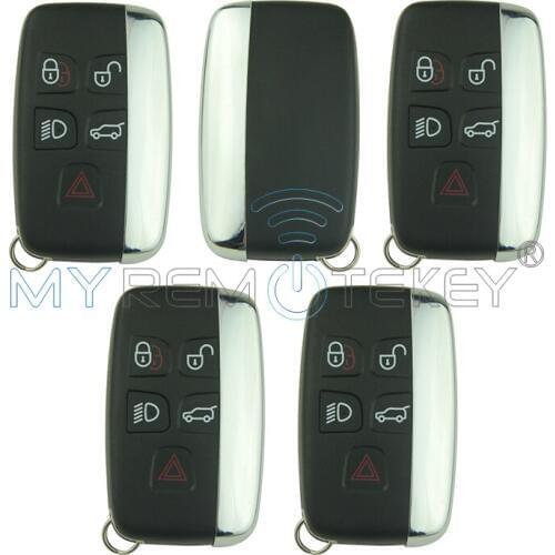 Remtekey 5pcs smart key 5 button 315 mhz KOBJTF10A for Range Rover Sport Evoque LR2 LR4 Discovery keyless entry PCF7953