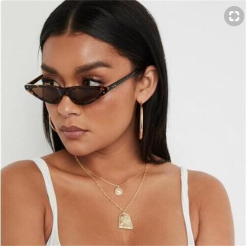 Black Sunglasses 2020 trendy red Sunglasses Women Classic Brand Water drop shaped brand Design Small Frame Sun Glasses men UV400