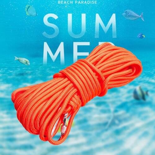 6MM 8MM Rescue Rope Kayak Salvage Floating Line Life Safety Buckle Climbing Swimming Searching Outdoor Tools