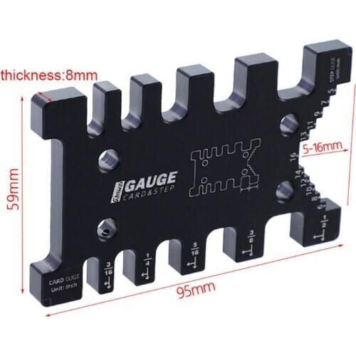 High Precision Tenon Caliper Meter Card Metric Imperial Carpentry Router Saw New N0HB