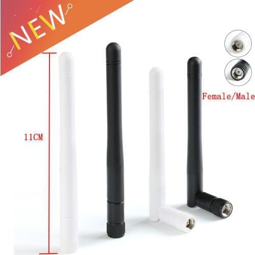1PC 2.4GHz 3dBi Omni WIFI Antenna with RP SMA male Female plug connector for wireless router wholesale price antenna wi-fi