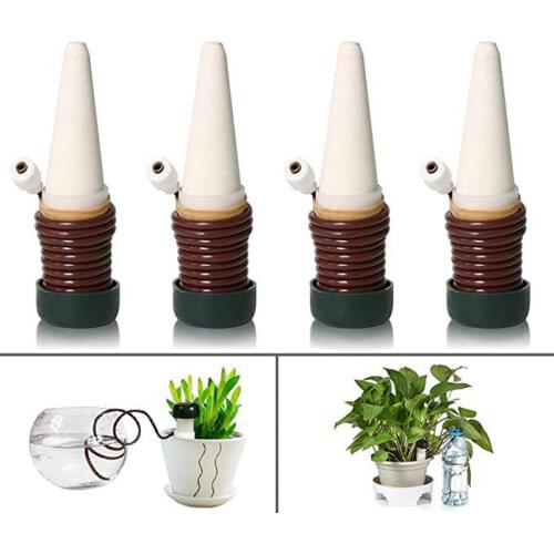 Watering Stakes Indoor Automatic Drip Watering System Irrigation Equipment Tool for Plant Waterer Ceramic Probes
