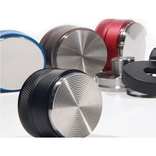 51/58 Mm Coffee Dispenser Tamper Stainless Steel Coffee Leveler Macaron Coffee Cloth Powderer Professional Espresso Hand Tamper