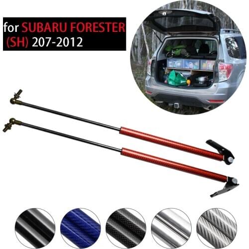 Damper for SUBARU FORESTER (SH) 2007-2012 Lift Supports Struts Carbon Fiber Gas Shocks Rear Boot Tailgate Trunk 518 mm