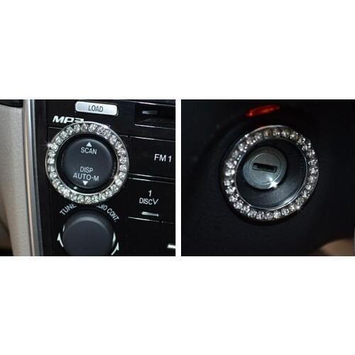 Car Start Stop Ignition Ring For VAZ LADA Largus 4x4 Urban 21111 21112 Vesta SW Wagon Crossover Priora XRAY Kalina Accessories