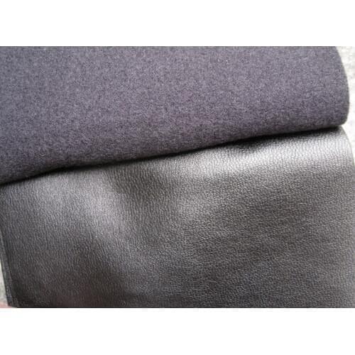 Free shipping Stretch Leather Fabrics / Sheep grain pu garment leather / render pants fabric / synthetic leather pants Fabric