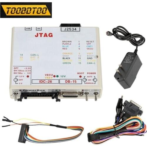 JTAG Power Box FLSAH Adapter Use for ECU Programmer FLASH Power Box 3 Switches for Operating in Different Modes