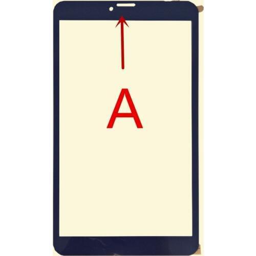 Black 8 Inch Touch Screen Digitizer For Prestigio Muze 3708 3G PMT3708_3G PMT3708D PMT3708C panel Glass Sensor Replacement