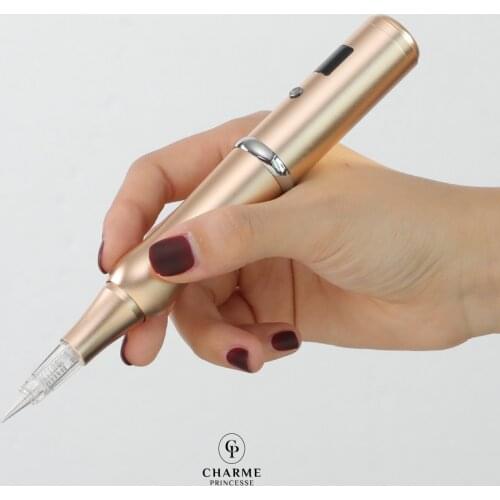 CP Permanent Makeup Pen Wireless Digital Screen Tattoo Rotary Machine Kit For Eyebrows, Eyeliners, Lips and Small Tattoos EM563