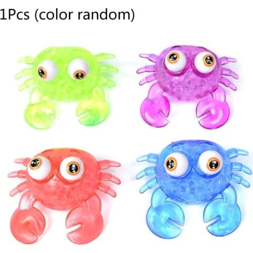 Stress Relief Ball Crab Sensory Toys Stretchy Balls Relax Tool Indoors Outdoors Sensory Antistress Soft Toy Gifts 69HE