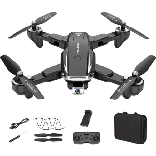 S6 Drone 4K High Definition Pixel Drone Camera WIFI FPV Hight Hold Mode One Key Return Foldable Arm Quadcopter RC Drone Kid Gift