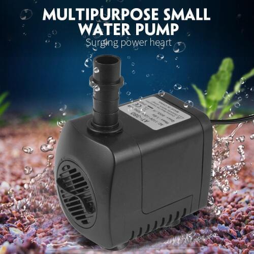 Electric Submersible Submersible Water Fountain Fish Tank Pond Pump Fashion Aquarium Water Pump Fountain Pump 220GPH Colorful