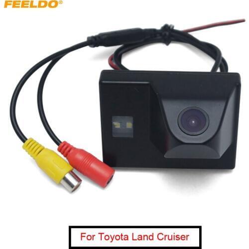 FEELDO 1Set Car CCD Backup Rearview Reverse Camera With LED Light For Toyota Land Cruiser/Lexus LX570 #AM4802