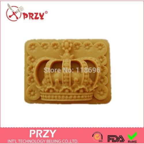 Soap Mold Cake Decoration Mold Manual Soap Mold Candle Mold Imperial Crown Shaped Silicon Aroma Stone Moulds Wedding PRZY