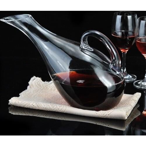 Crystal Swan Wine Separator Whisky High Grade Creative Water Decanter Wine Separator Shot Glass Aerador Vinho Gift BoxDM50WS