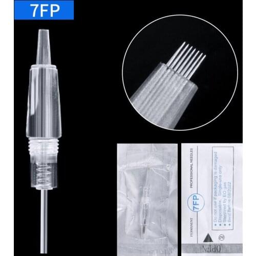 Tattoo Eyebrow Cartridge Needle 1D 1P 3P 5P 3F 5F 7F Permanent Makeup Sterilize Disposable High Quality Eyeliner PMU Accessories