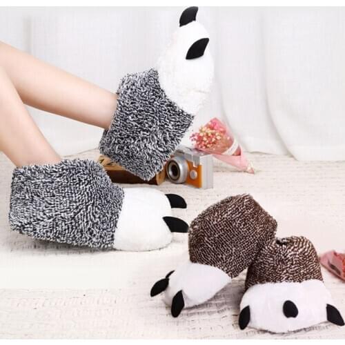 Claws Special Fur Slippers Timber Land Shoes Men Women Winter Slippers Custom Slippers Home Slippers Children Indoor
