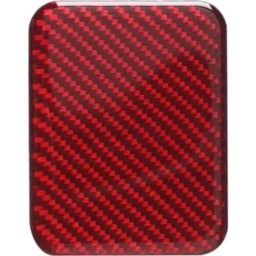 NewSoft Red Carbon Fiber Seat Heat Panel Cover Trim Kit for Subaru BRZ Toyota 86 2013-2018