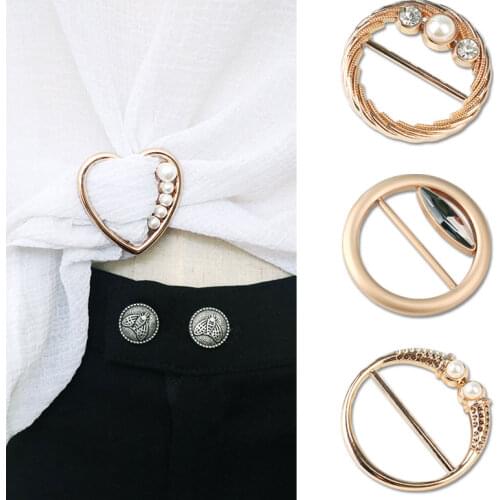 Corner knot Korean T-shirt with ribbon clasp womens clothing hem creative decoration versatile belt scarves button