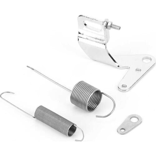 Car Carburetor Throttle Cable Bracket with Dual Return Spring Set Stainless Steel Parts