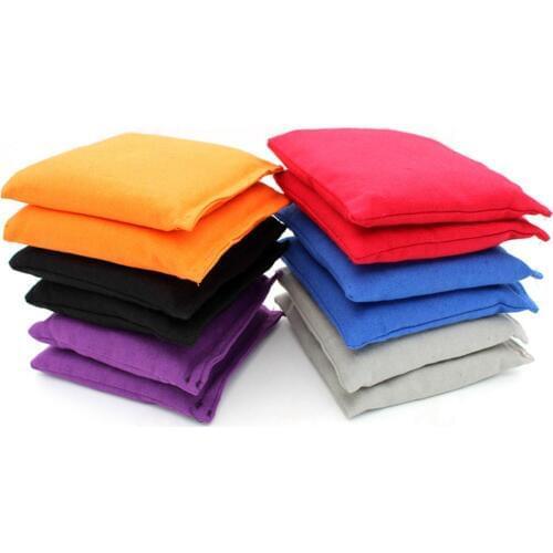 4pcs Cornhole Bags Bean CORNHOLE Bag Fabric ACA Regualtion Game Outdoor Nylon Cornhole Bag For Corn Hole Game