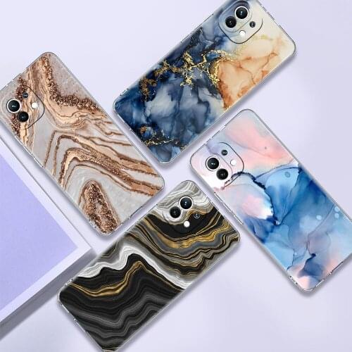 Fashion Case for Xiaomi Redmi Note 9S 9 8 8T 7 10 9C 9A 7A 8A K40 K30 Pro Soft Silicone Phone Cover Marble Art