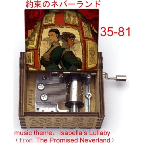 The Promised Neverland Isabellas Lullaby music yakusoku no Neverland Music Box anime fans gift Party Decoration No.79-No.104