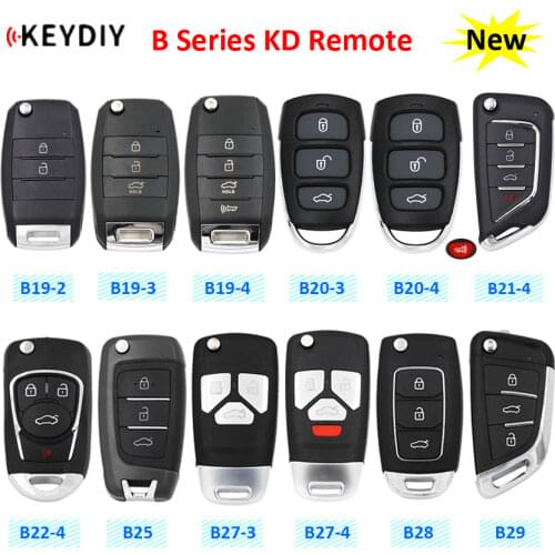 2/3/4 Button Remote Control Remote Car Key B Series KD Key B19 B20 B21 B22 B25 B27 B28 B29 for KD900 URG200 KD900+ Mini KD KD-X2