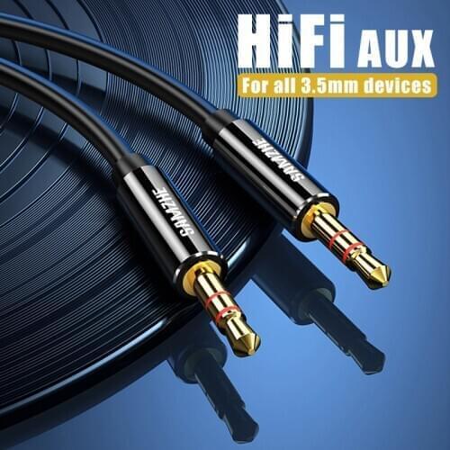SAMZHE AUX Cable 3.5mm Audio 3.5 mm Jack Speaker Cable for Headphone Laptop Music Player Phone