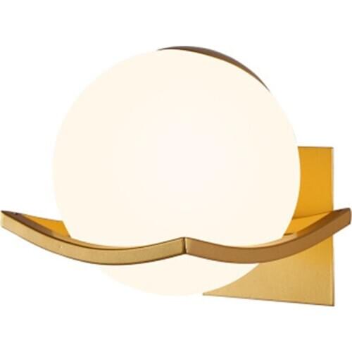 Northern Europe Post Modern Simple Bedside Wall Light Corridor Lamp Bedroom Glass Bulb Light Free Shipping