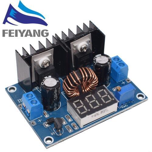 1PCS MH-ET LIVE LED Voltmeter PWM Adjustable 4-36V To 1.25-36V Step-Down Board Module XL4016 8A 200W DC-DC Power drop Module