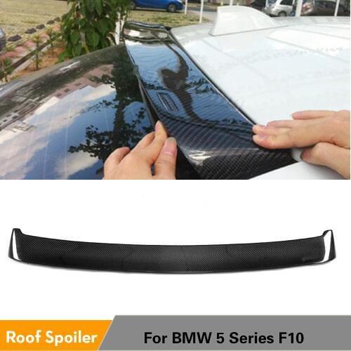 Carbon Fiber Auto Rear Roof Spoiler Window Wing Lip For BMW 5 Series F10 Base M Sport M5 2010 - 2016 Car Tuning Parts