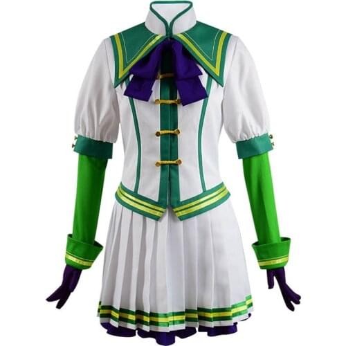 Umamusume: Pretty Derby Silence Suzuka Full Sets Cosplay Costume for Anime Party Costume Prop Accessories Props Birthday Gifts