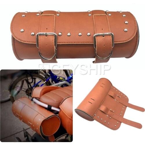 Universal Motorcycle Saddle Bags Handlebar Bag Sissy Bar Side Tool Bag For Harley Sportster Softail Yamaha Honda Kawasaki Suzuki