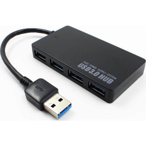 USB 3.0 4 Port Hub Wired USB Design 5Gbps 3.0 Splitter Adapter Converter Ultra Speed for Laptop Computer PC Windows