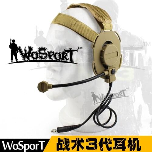 Wosport Outdoor Tactical Camping Equipment Tactical Headset