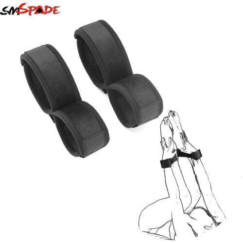 Smspade Sex Toys BDSM Bondage Ankle Cuffs & Handcuffs Adult Female Chastity Belt Restraints Slave Fetish Handcuffs Toys Bdsm