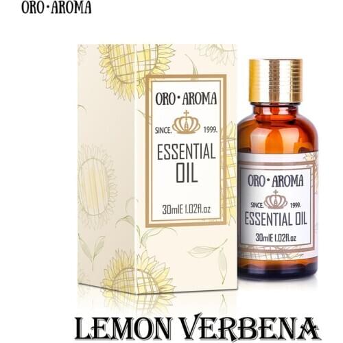 Famous brand oroaroma lemon verbena oil body face skin care spa message fragrance lamp Aromatherapy lemon verbena essential oil