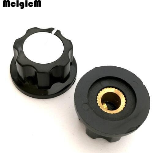 100pcs Hat MF-A02 potentiometer knob WH118/WX050 bakelite knob / copper core inner hole 6mm