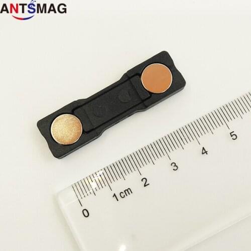20pcs Magnetic Name badge for beauty ID Badge Attachment Name Tag Holder 2 magnets Free shipping