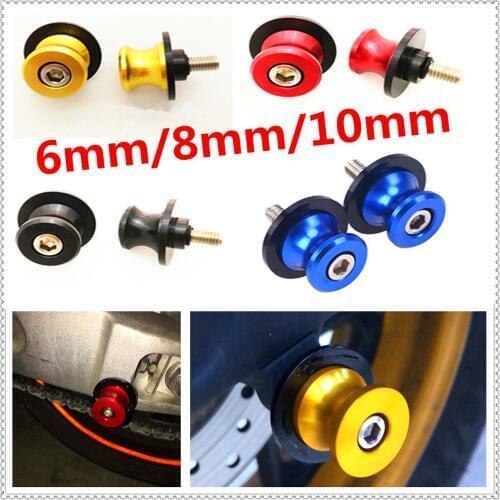 6mm 8mm 10mm Spools Sliders motorcycle Swingarm for YAMAHA XP500 XP530 FZ600 SRX600 XJ600 FZ400 R FZX700 FAZER