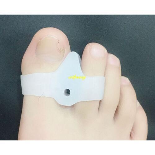 700Paris Silicone Gel Thumb Corrector Hallux Valgus Feet Care Foot Bone Orthosis DeviceDouble Ring Appliance Brace Support
