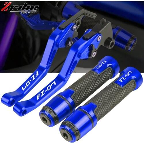 Motorcycle Accessories Brake Clutch Levers Handlebar Hand Grips For Yamaha MT07 FZ07 MT-07 FZ-07 2014-2021 2016 2017 2018 2019