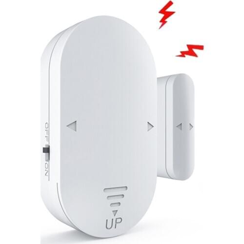 Wireless Door Window Sensor Alarm Detector With 130dB Alarm Sound Built-in Speaker with 5 work mode